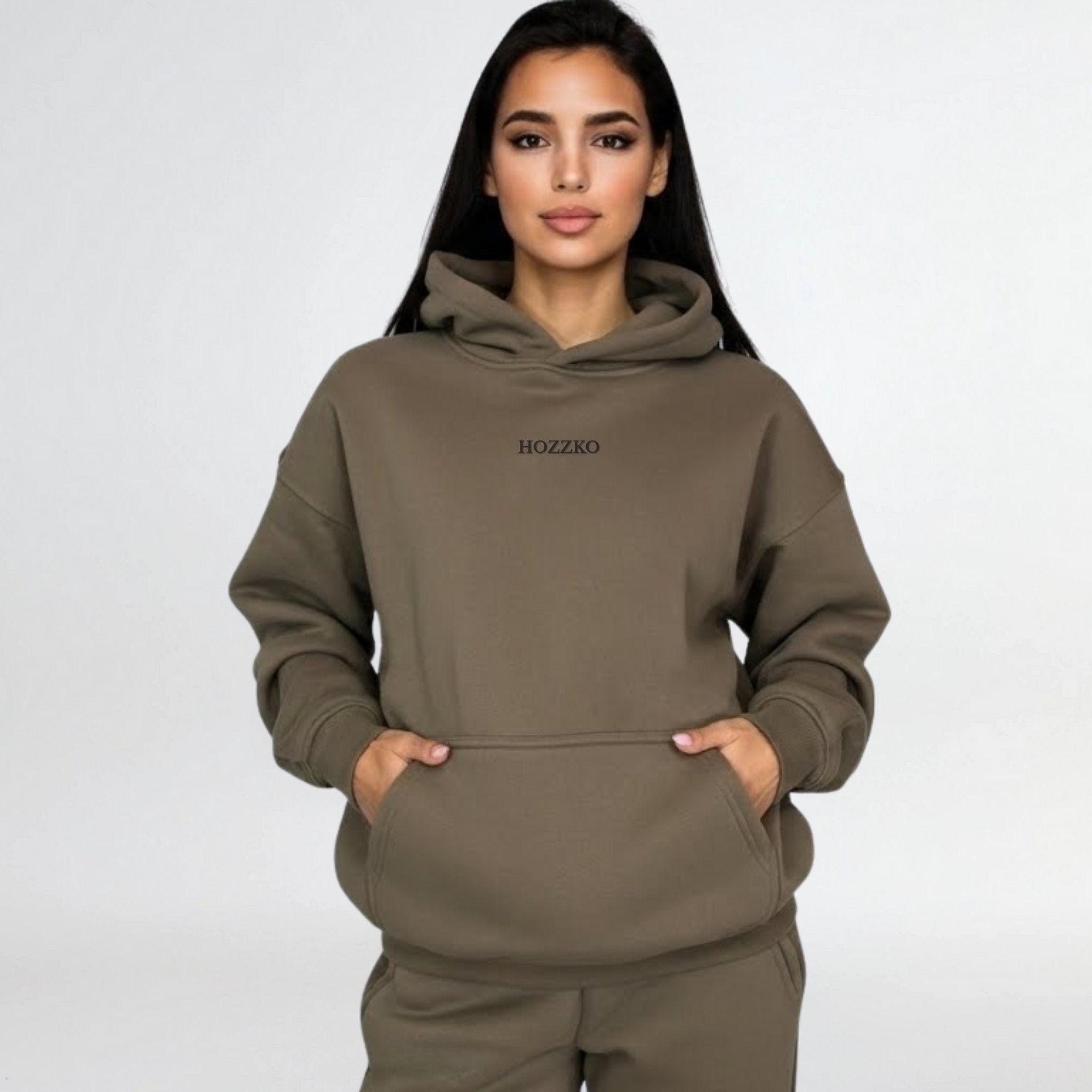 HOZZKO HOODIE – Oversized, Heavyweight & Ultra-Cozy Fleece Comfort