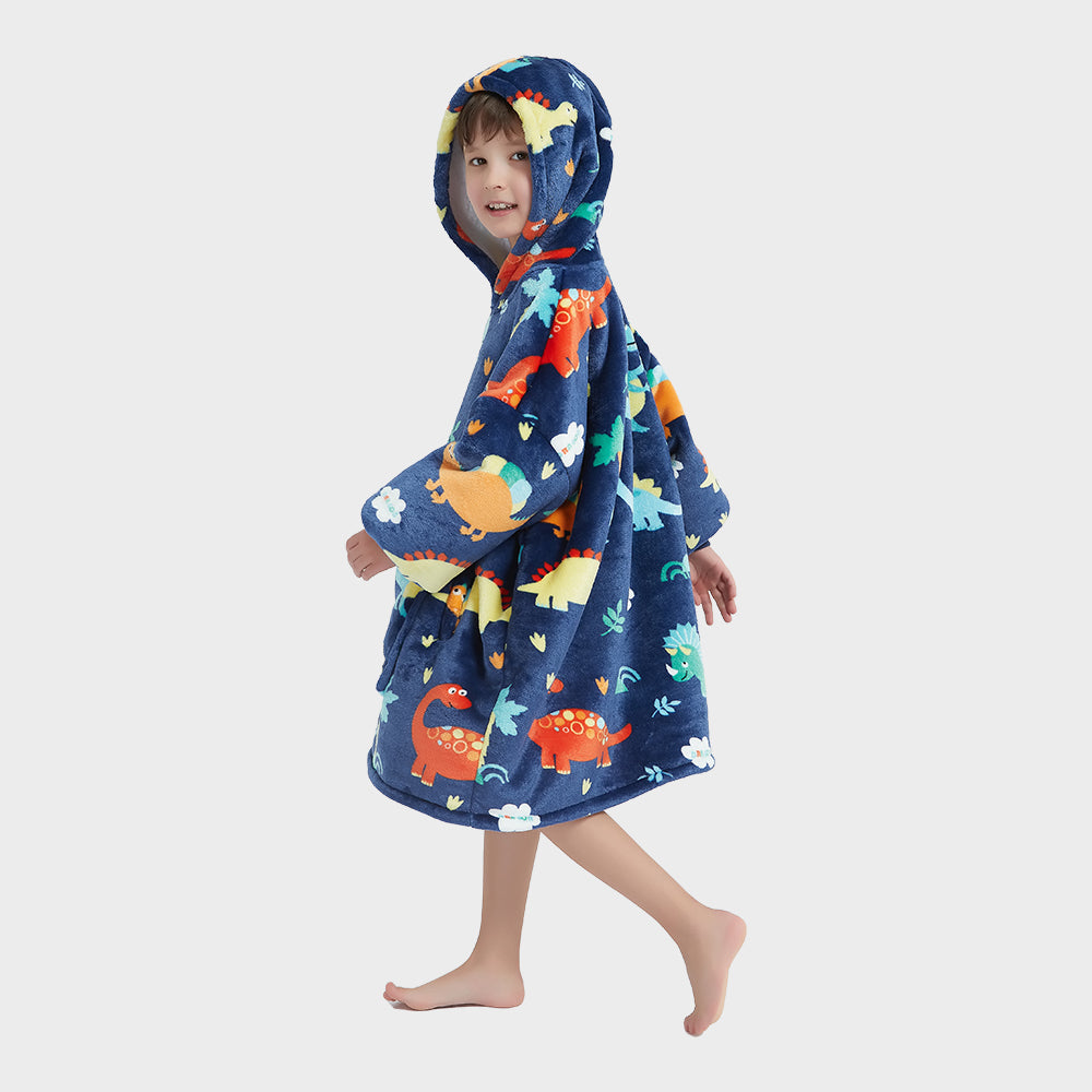 Dinosaurs - Hoodie Blanket Compact – HOZZKO